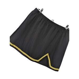 AUGUSTA SPORTSWEAR! LADIES GOLF, TENNIS, SPORTS SKIRT, BLACK & GOLD TRIM! SZ 2X